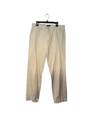 Nautica “The Deck Pant” 100% cotton tan khakis - 34x32